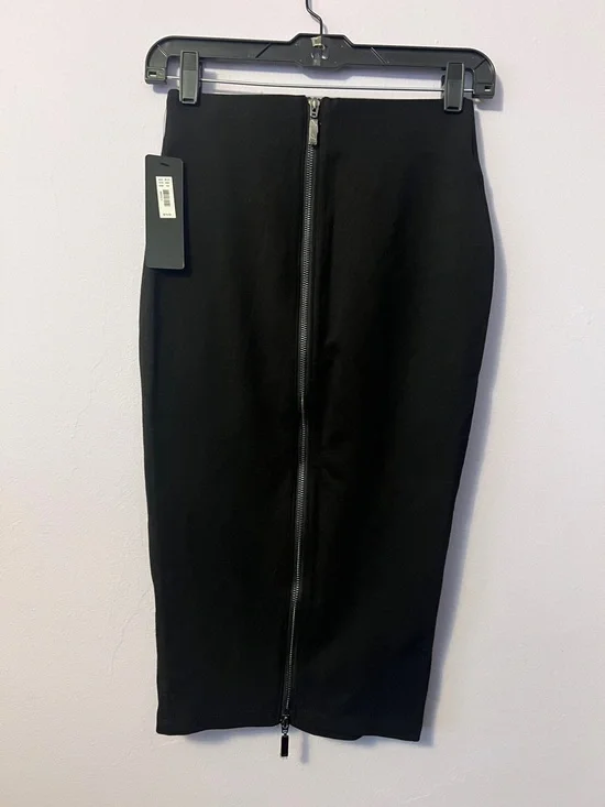 THE LIMITED Zipper Back Black Pencil Skirt - Picture 1 of 5